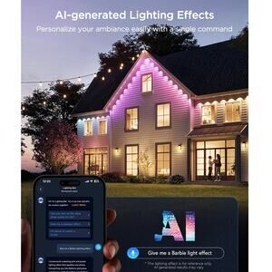 Govee Permanent Outdoor Lights 2 150ft (H705F) RGBIC Smart LED App Alexa Google